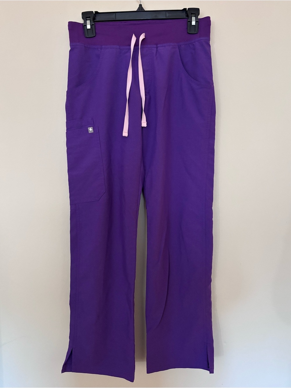 FIGS Kade Cargo Scrub Pants Purple XS Petite Technical Collection